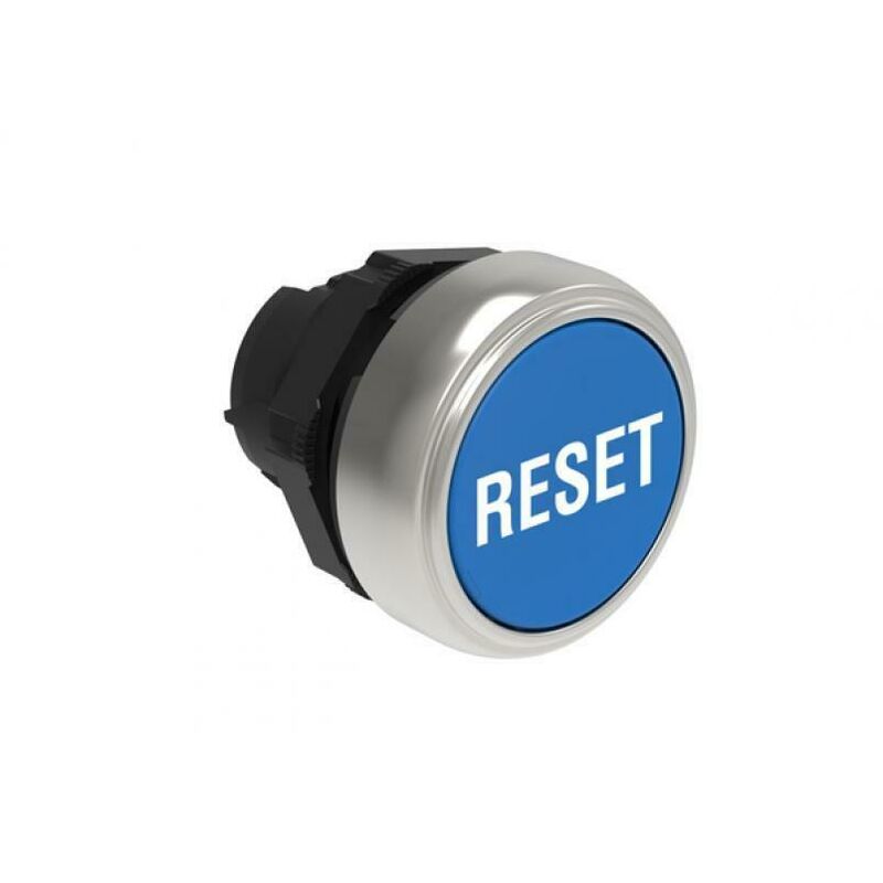 foto del prodotto pulsante rasato reset blu lpcb1196 lovato