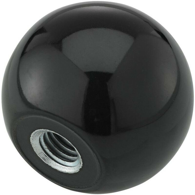 foto del prodotto pulsante sferico din319 duroplast. forma e. 40mm. m10. contenuto 5 pezzi fortis