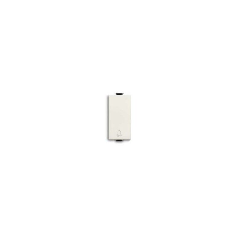 foto del prodotto pulsante simbolo campanello 1p 16 a na abb chiara 2csk1028ch