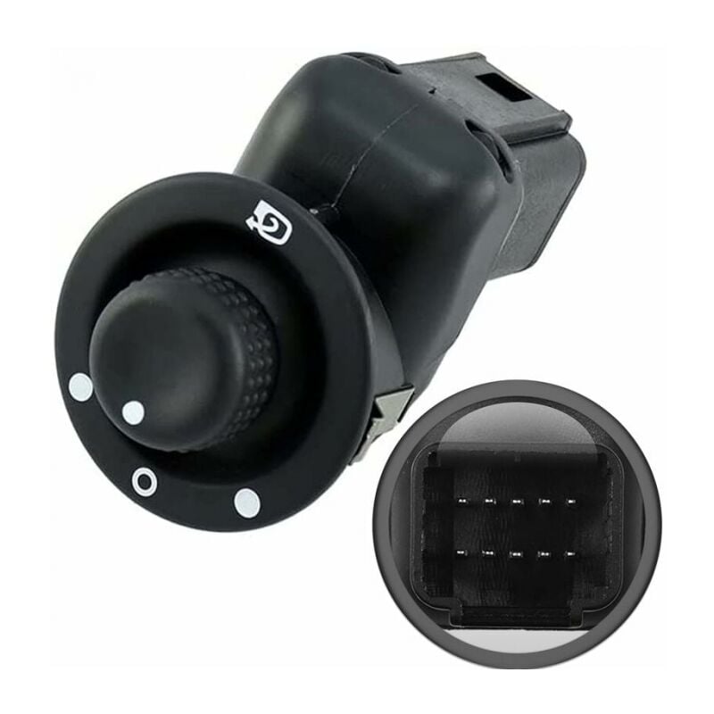foto del prodotto pulsante specchietto retrovisore per clio 3 4 scenic captur modus interruttore controllo regolazione esterna specchio pieghevole retrattile