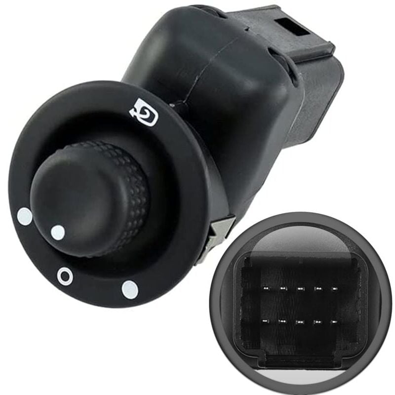 foto del prodotto pulsante specchietto retrovisore per clio 3 4 scenic captur modus interruttore di controllo regolazione esterna specchio pieghevole retrattile