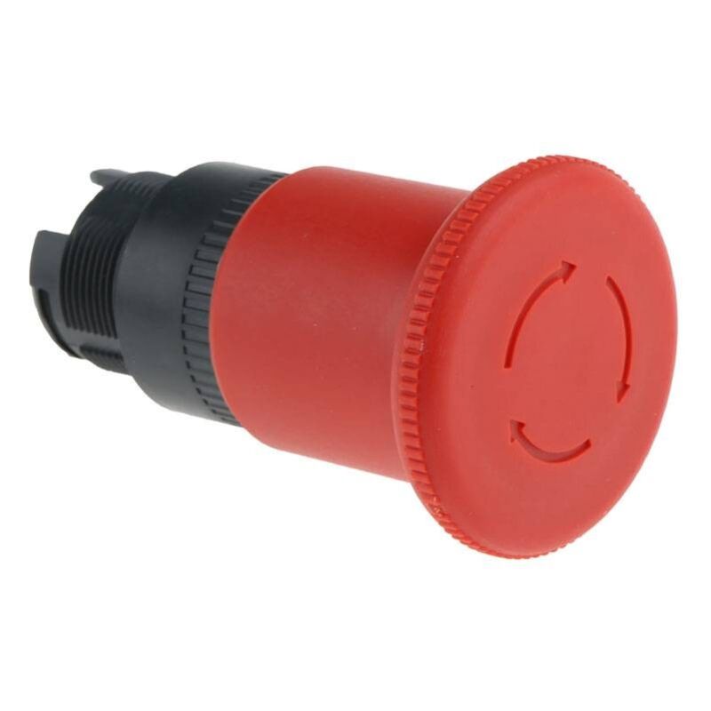 foto del prodotto pulsante telemecanique di spegnimento di emergenza fungo rosso za2bs844