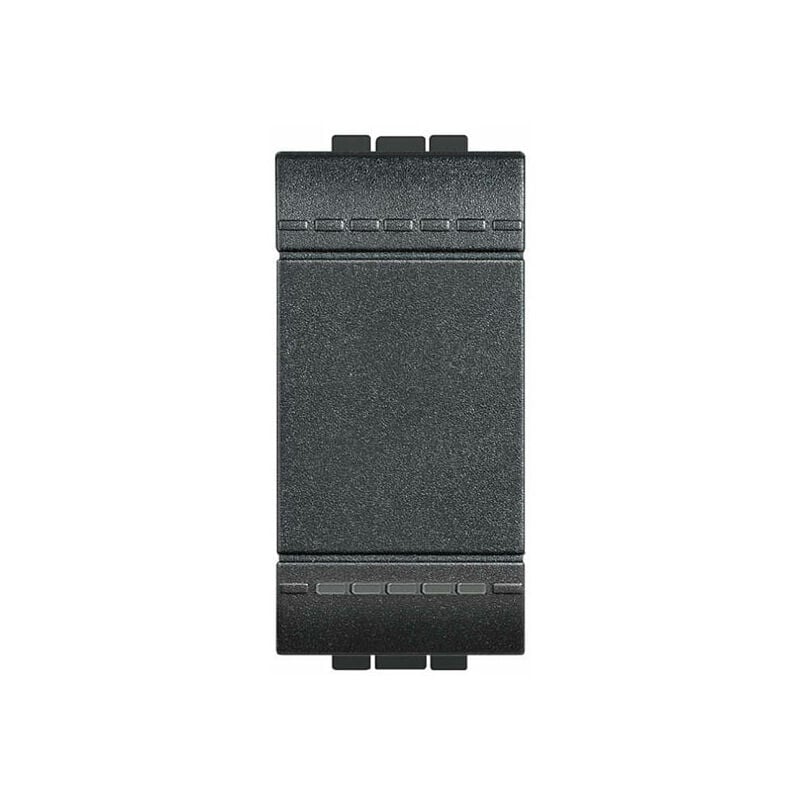 foto del prodotto pulsante unipolare bticino living light 1p 10 a 230 v antracite