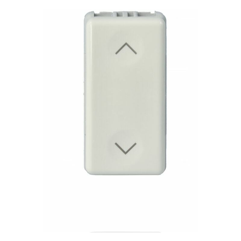 foto del prodotto pulsante unipolare commutatore a 3posti con pulsanti freccia system white gw20521 gewiss
