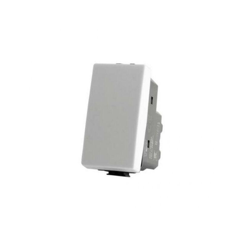 foto del prodotto pulsante unipolare joy compatibile con bticino matix am5005 10a 505b