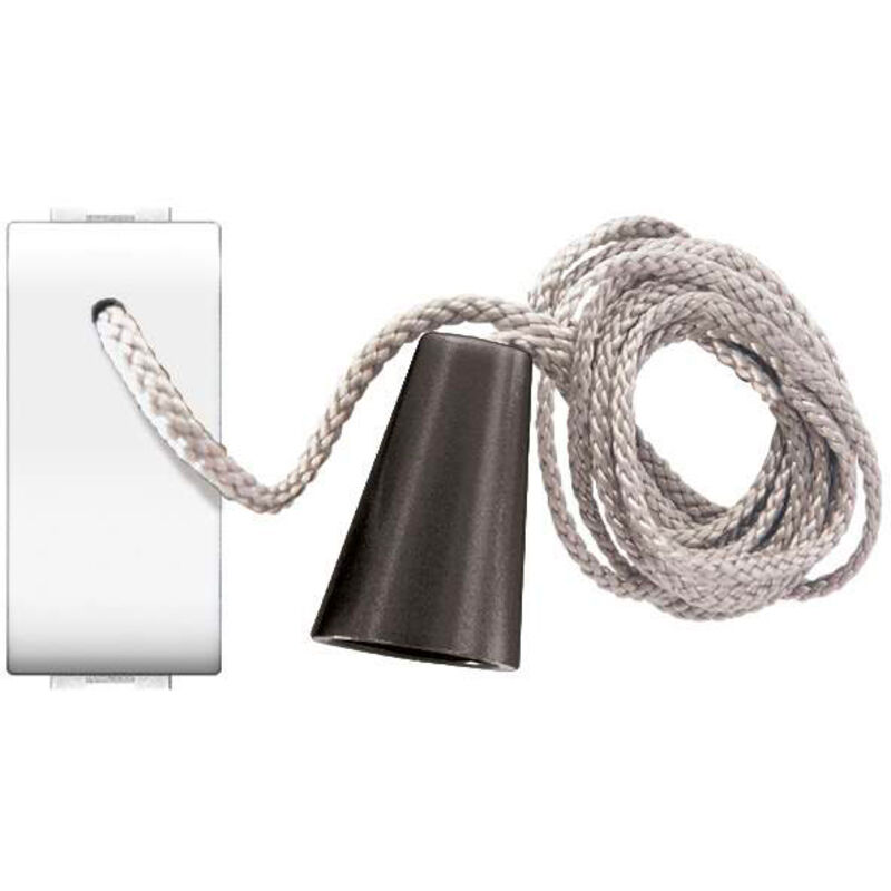 foto del prodotto pulsante unipolare tirante mylife 16a 1p no elettrocanali cod. ecl4024wh 