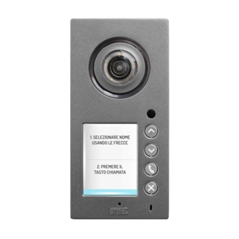 foto del prodotto pulsantiera mikra digital 2voice display a colori e rubrica urmet 1784 4