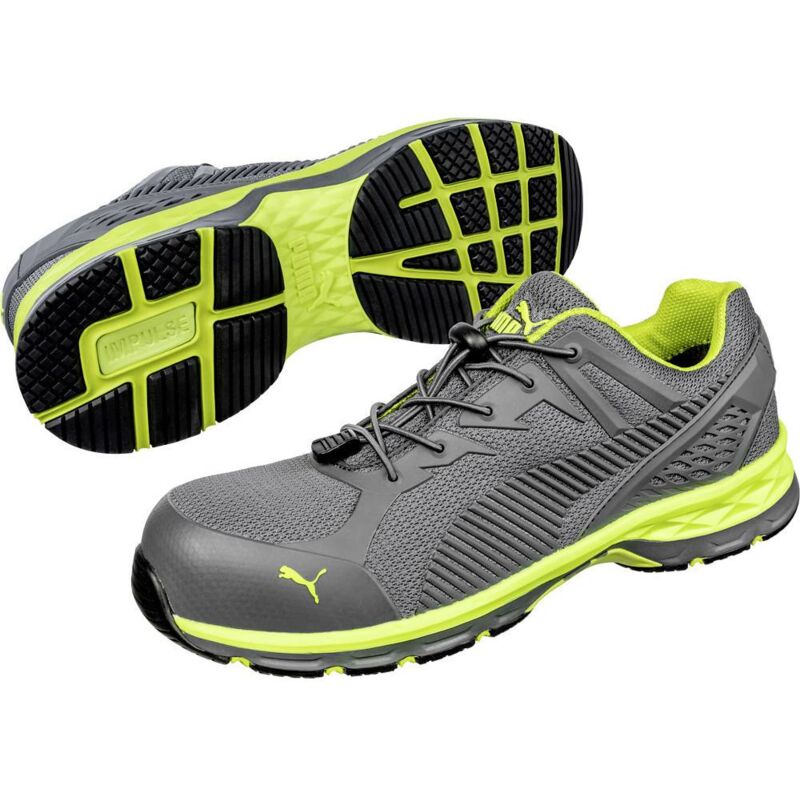 foto del prodotto puma fuse motion 2.0 green low 643880 45 esd scarpe di sicurezza s1p taglia delle scarpe eu 45 grigio, verde 1 pz.
