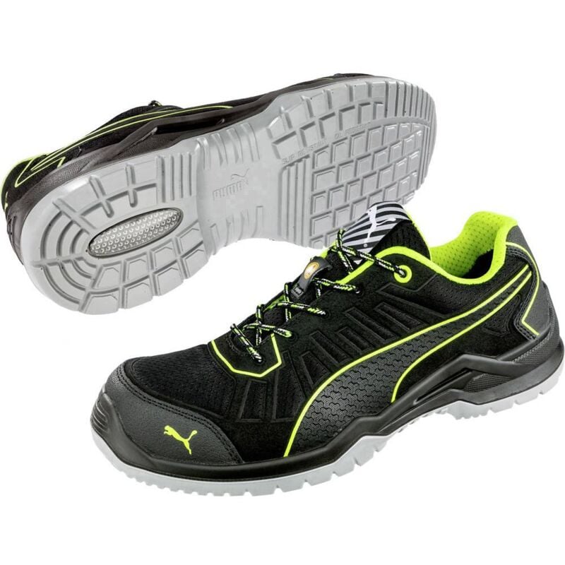 foto del prodotto puma fuse tc green low 644210 41 esd scarpe di sicurezza s1p taglia delle scarpe eu 41 nero, verde 1 pz.