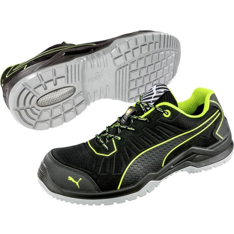 foto del prodotto puma fuse tc green low 644210 43 esd scarpe di sicurezza s1p taglia delle scarpe eu 43 nero, verde 1 pz.