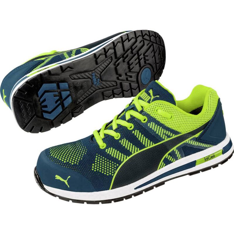 foto del prodotto puma safety shoes puma elevate knit green low 643170 45 scarpe di sicurezza s1p taglia delle scarpe eu 45 verde, giallo 1 pz.