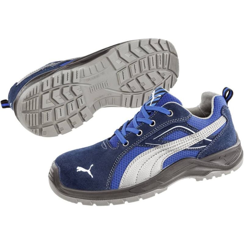 foto del prodotto puma safety shoes - puma omni blue low src 643610-42 scarpe di sicurezza s1p taglia delle scarpe eu 42 blu, argento 1 pz.