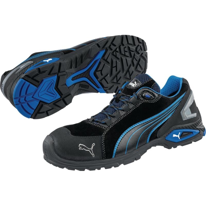 foto del prodotto puma safety shoes puma rio black low 642750 45 scarpe di sicurezza s3 taglia delle scarpe eu 45 nero, blu 1 pz.