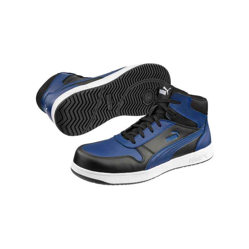 foto del prodotto puma scarpe alte frontcourt s3 t.46 blu blk 630070351000046