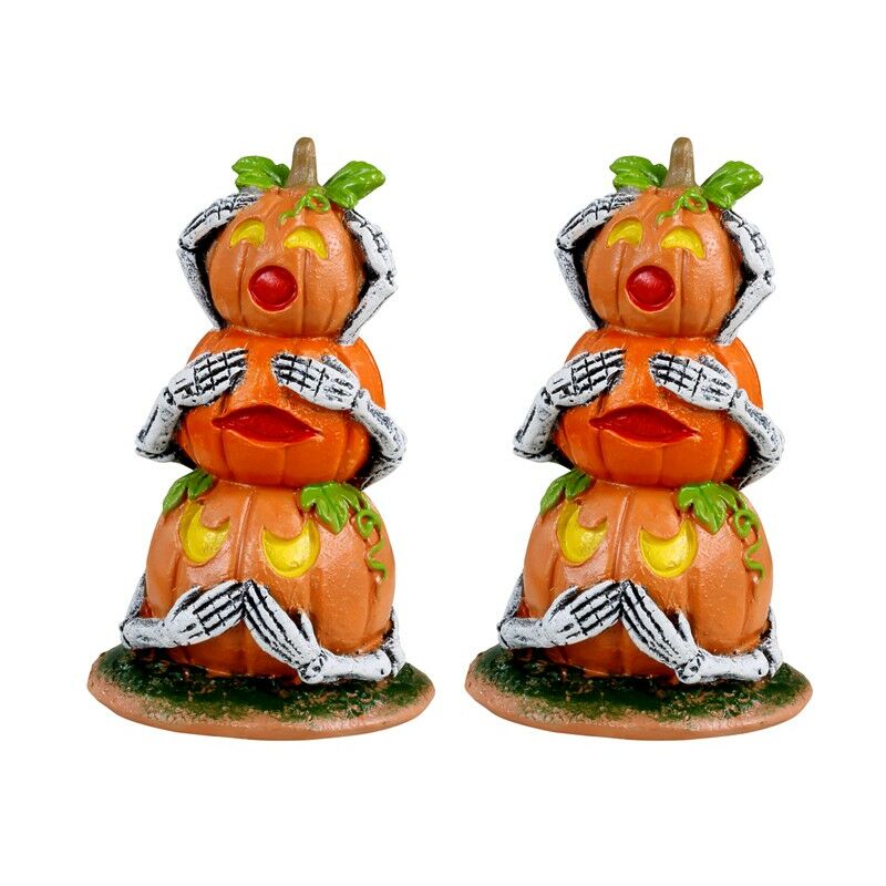 foto del prodotto pumpkin snowmen set of 2 cod. 34073