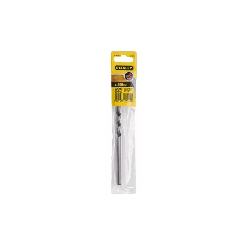 foto del prodotto punta a trivella per legno mm 10 x 200 df 5500282 stanley