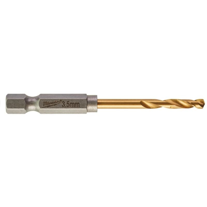 foto del prodotto punta al nitruro di titanio 3.5x69mm con attacco 1 4 milwaukee 48894707