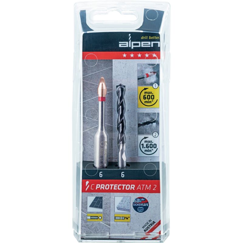 foto del prodotto punta alpen materiali in porcellana molto duri 10 mm. set di 2 punte. senza raffreddamento,