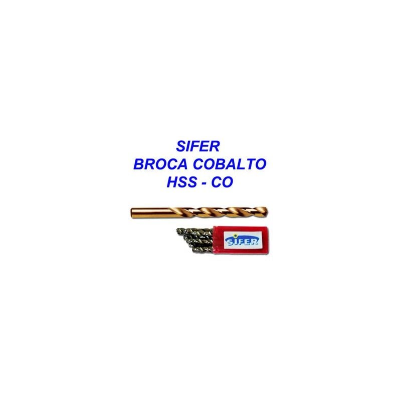 foto del prodotto punta da trapano al cobalto sifer din 338 hss co 10.50