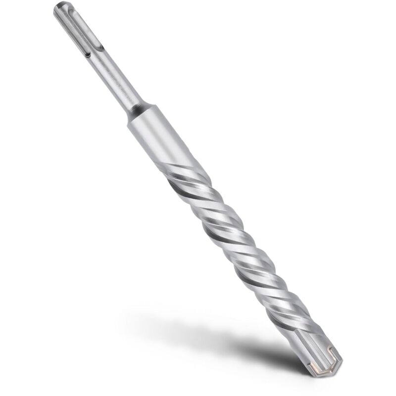 foto del prodotto punta da trapano sds plus, 22 x 210 mm, punta da trapano per calcestruzzo con 4 taglienti in metallo duro e doppia elica, per calcestruzzo, pietra,