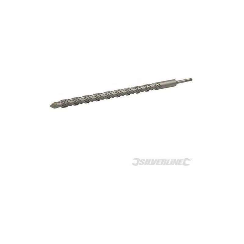 foto del prodotto punta da trapano sds plus da muratura alta qualit silverline 20 x 460 mm
