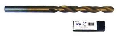 foto del prodotto punta hss excel rettificata titanio mm.10,5 din 338 confezione da pezzi 5