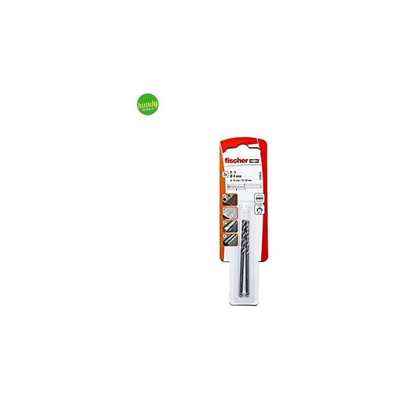 foto del prodotto punta in acciaio fischer per muratura punta al carburo 4 mm lunghezza 75 mm
