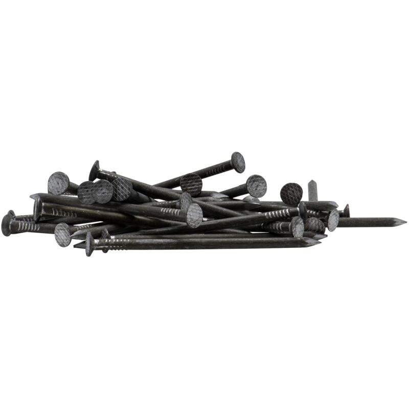 foto del prodotto punta in acciaio lucido viswood a testa piatta6,5x140mm scatola da 1kg 