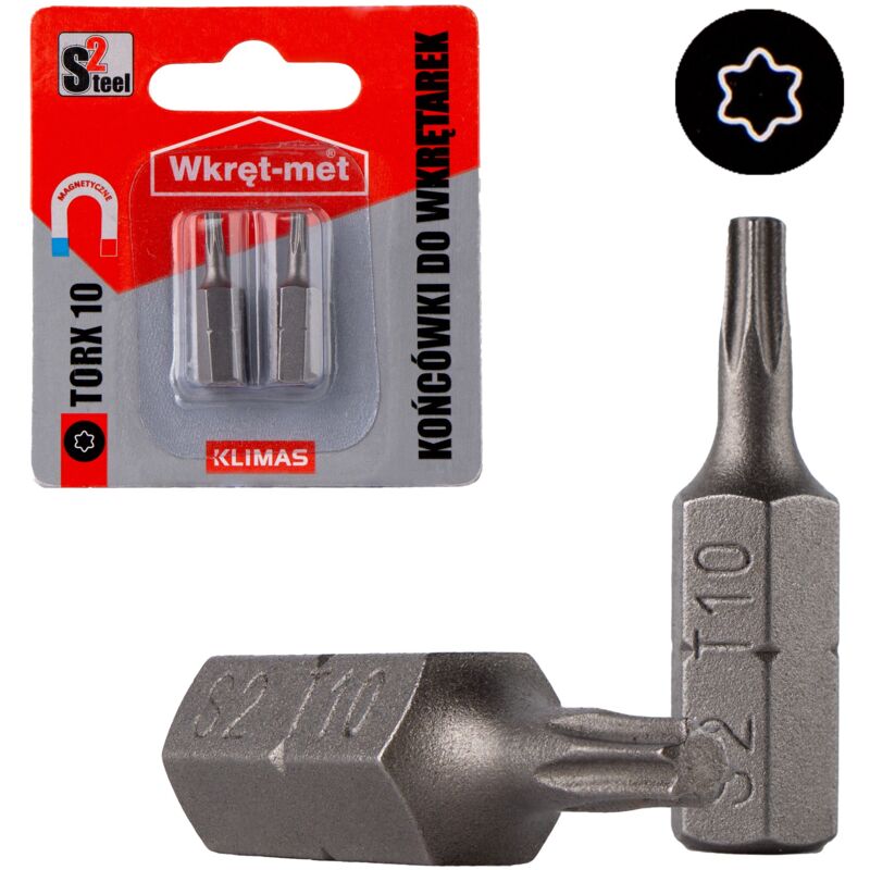 foto del prodotto punta per cacciavite tipo torx 10 s2