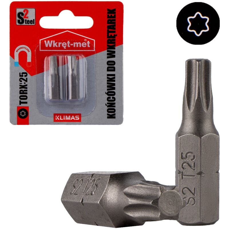foto del prodotto punta per cacciavite tipo torx 25 s2