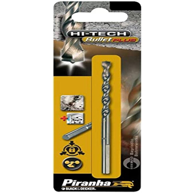 foto del prodotto punta per cemento 6 mm triangolare black and decker x58504