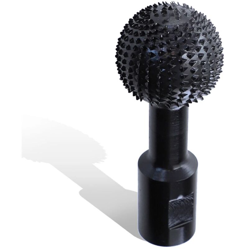 foto del prodotto punta per intaglio del legno sferica, testa di lucidatura, smerigliatrice angolare, lima rotante a sfera - 10 mm