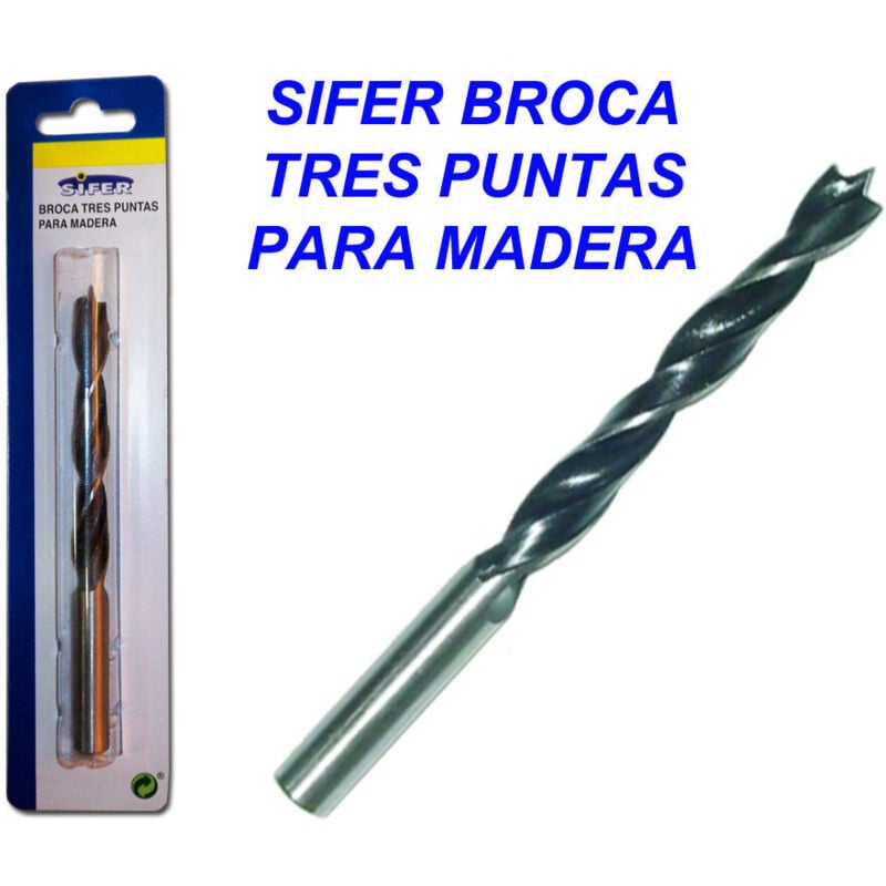 foto del prodotto punta per legno a tre punte sifer 16