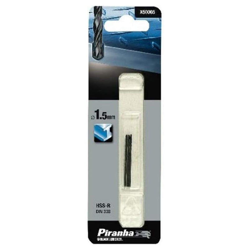 foto del prodotto punta per metallo 1.5 mm 3 pz black and decker x50005 qz