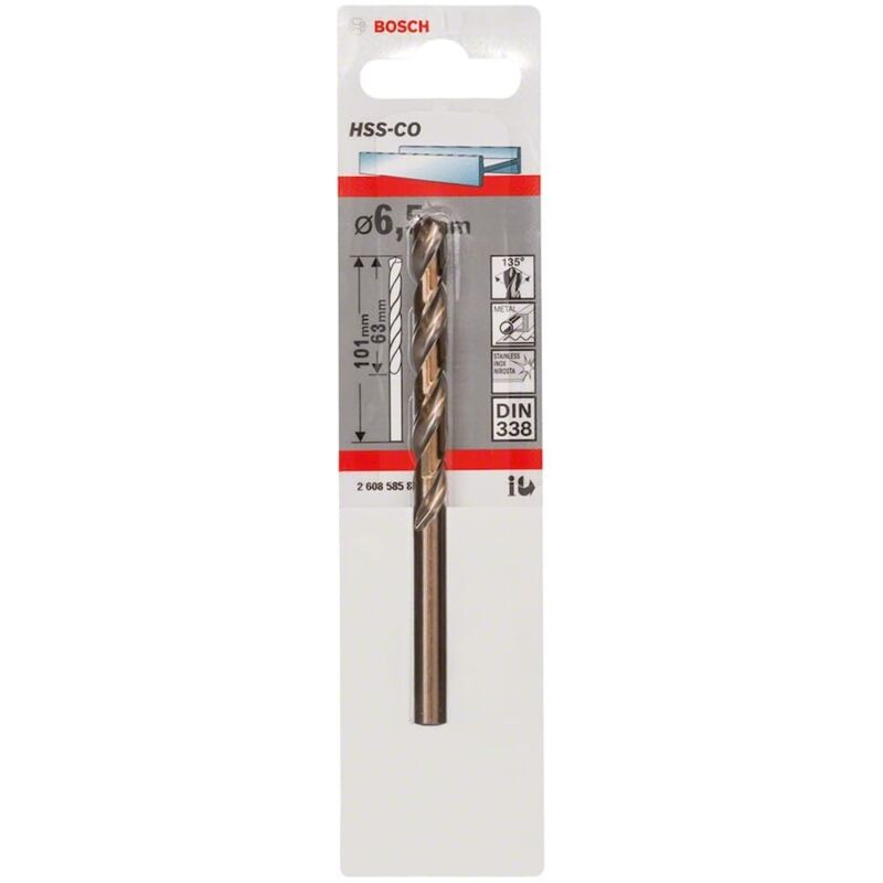 foto del prodotto punta per metallo hss co din 338mm 6,5 bosch