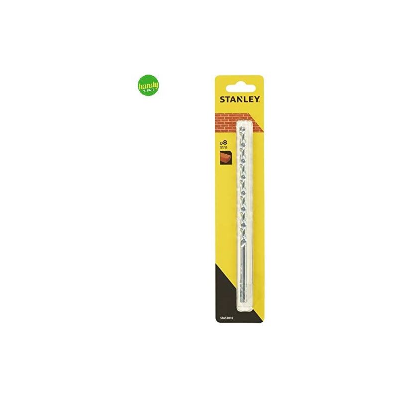 foto del prodotto punta per muro stanley standard diametro testa 6 mm lunghezza 20 cm