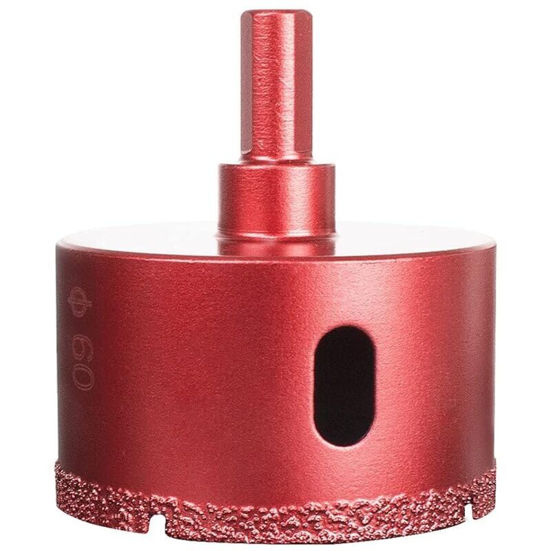 foto del prodotto punta per sega a tazza diamantata, fresa per fori ad alte prestazioni per vetro piastrelle granito marmo 60 mm 
