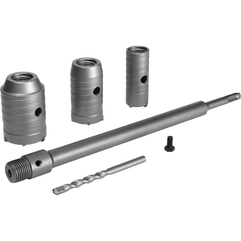 foto del prodotto punta per trapano a tazza, 30mm, 40mm, 50mm set di seghe a tazza, punta per trapano per cemento 350mm asta di prolunga sds plus punta in carburo di
