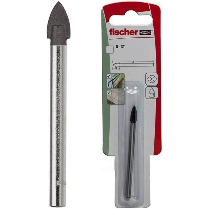 foto del prodotto punta per vetro, ceramica e piastrelle dure gres pvk 6 k d 6mm fischer