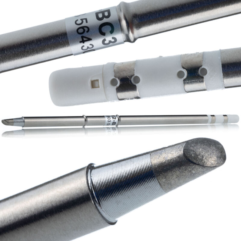 foto del prodotto punta saldante con riscaldatore integrato t12-bc3