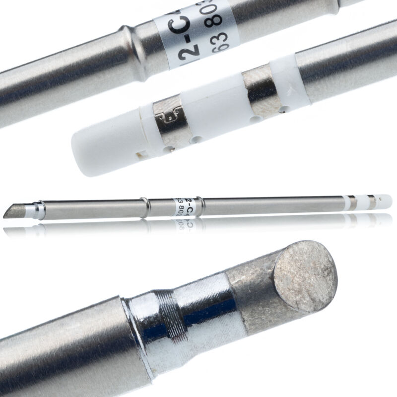 foto del prodotto punta saldante con riscaldatore integrato t12-bc4