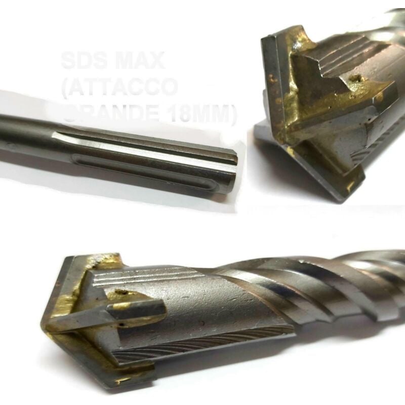 foto del prodotto punta sds max 4 taglienti 18x600mm - muro cemento prsdsmax18x600/4 ribitech