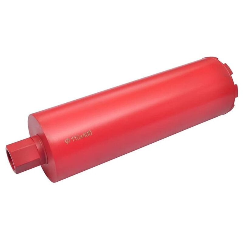 foto del prodotto punta trapano carotiere diamantato umido e secco 110x400mm vidaxl