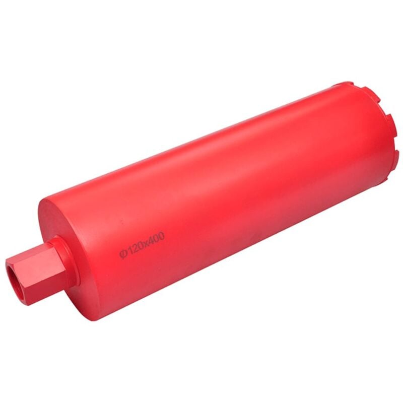 foto del prodotto punta trapano carotiere diamantato umido e secco 120 x 400 mm - vidaxl