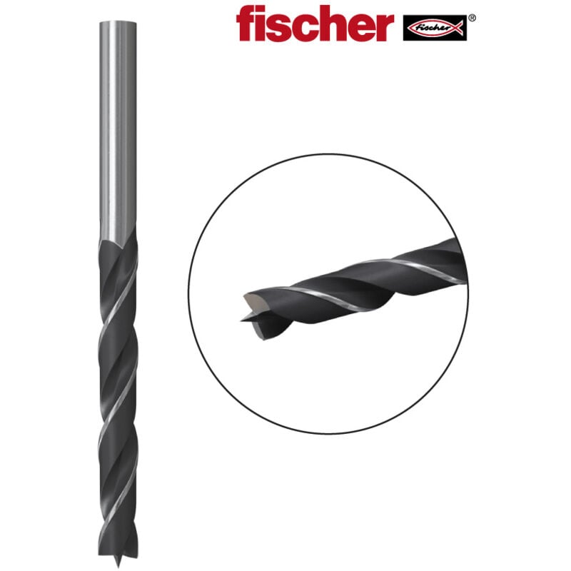 foto del prodotto punta trapano legno fischer pl 6k ø6 mm punta in carburo lunghezza 97 mm