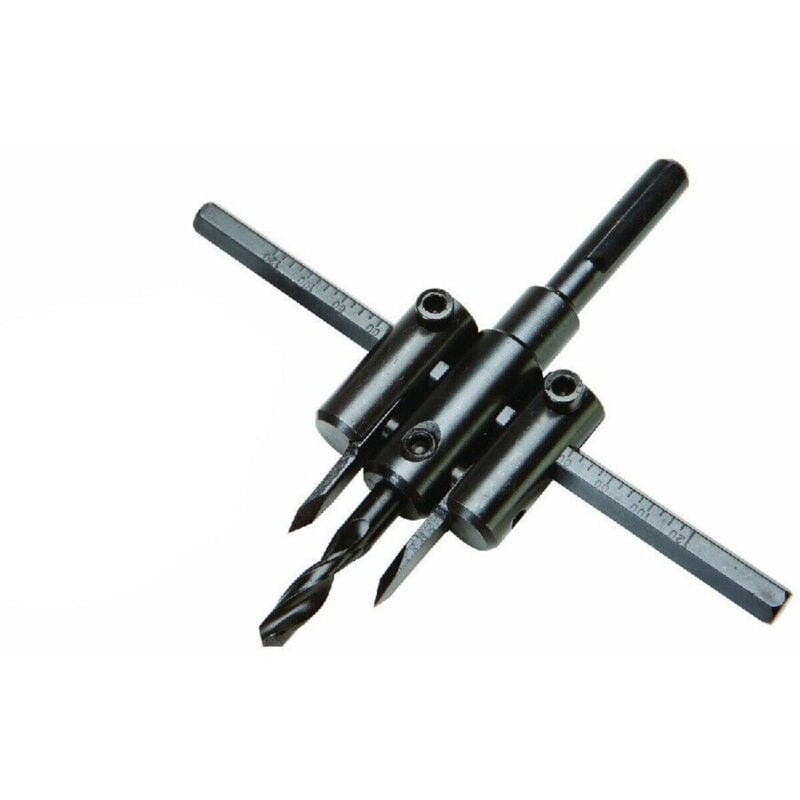 foto del prodotto punta trapano taglierina circolare guida regolabile taglio foro cartongesso 12cm