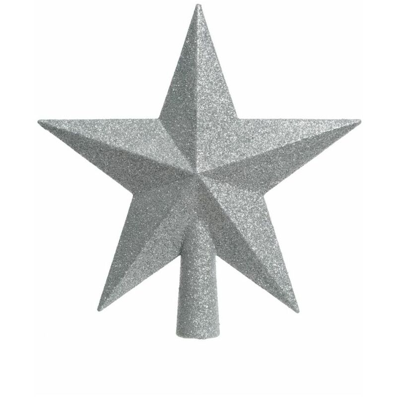 foto del prodotto puntale albero stella argento