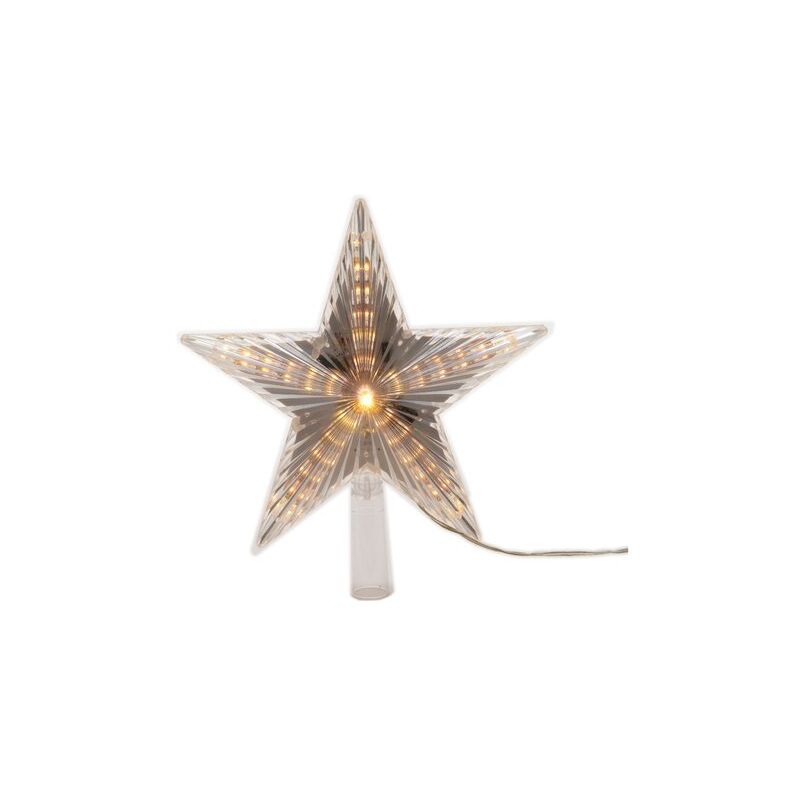foto del prodotto puntale stella led 31l bianco caldo