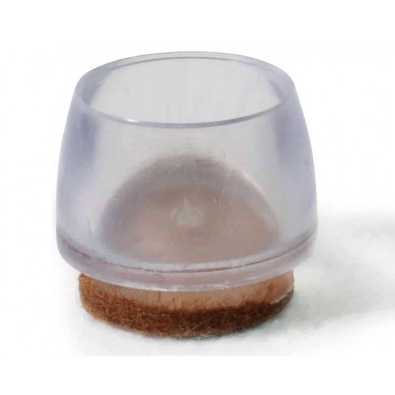 foto del prodotto puntali in pvc trasparente c/feltro 20mm maurer cf. blister 8pz