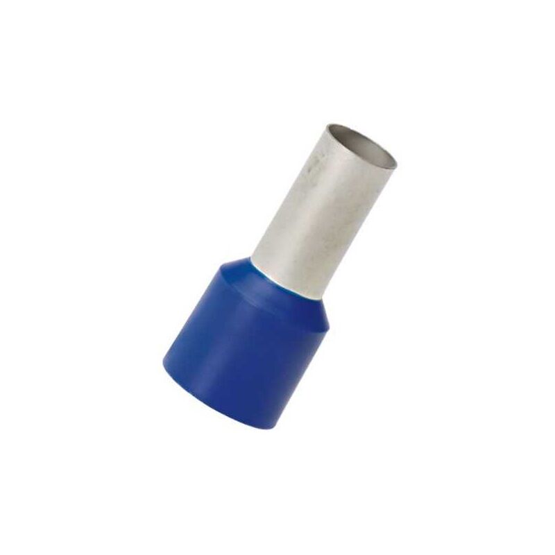 foto del prodotto puntalino a bussola preisolato blu per cavo 2,5 mmq